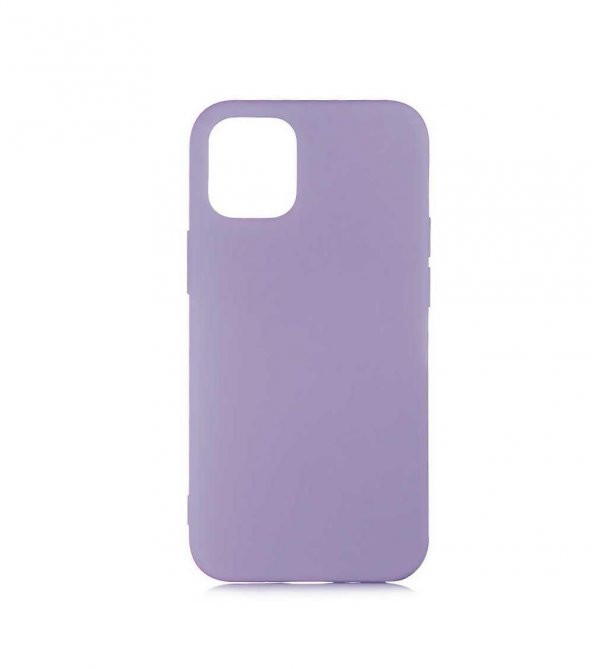 Apple Iphone 12 Mini Lansman Koruma Kılıfı Silikon Purple