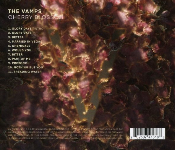 THE VAMPS - CHERRY BLOSSOM (CD) (2020) - 2