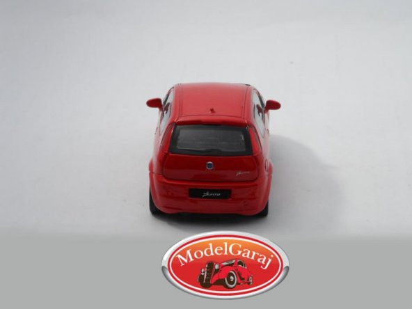 FİAT PUNTO KIRMIZI*1:36 ÖLÇEK*WELLY*METAL MODEL ARABA*MODELGARAJ - 4