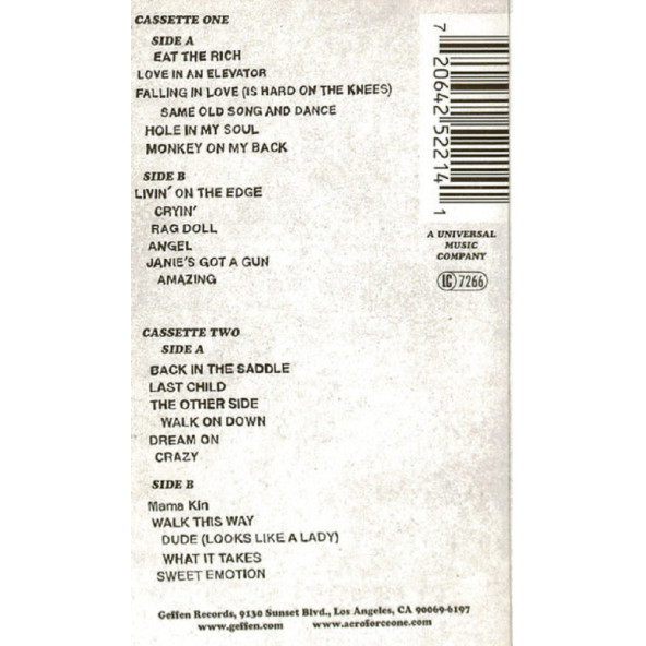 AEROSMITH - LITTLE SOUTH OF SANITY (2 MC) (1998) - 2