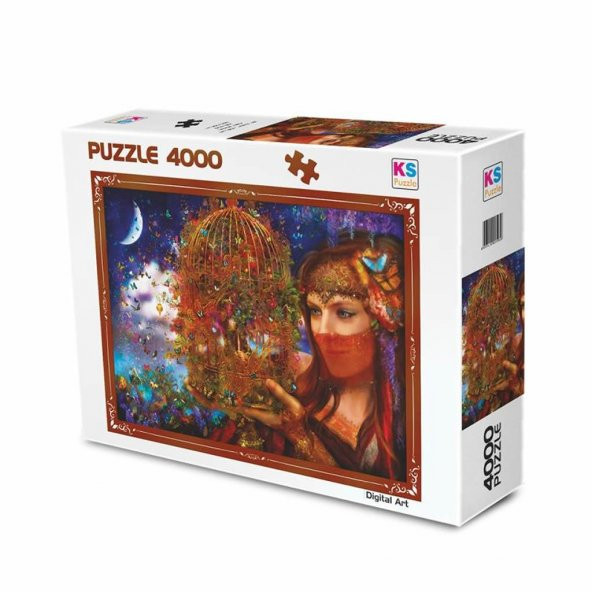 KS GAMES PUZZLE 4000 PARCA HER BUTTERFLY FAIRYTALE
