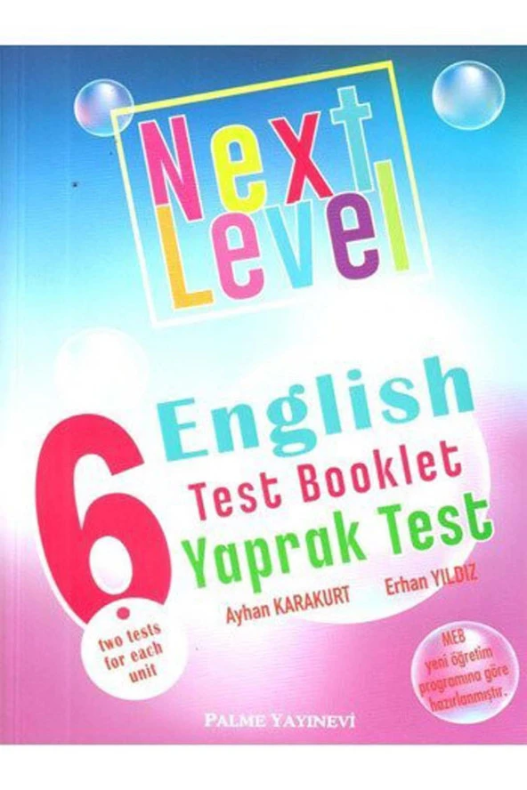 Palme 6. Sınıf Next Level English Test Booklet Yaprak Test