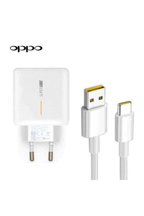 Oppo Super Vooc 4A 40W Hızlı Şarj Cihazı Seti Type-c - 3