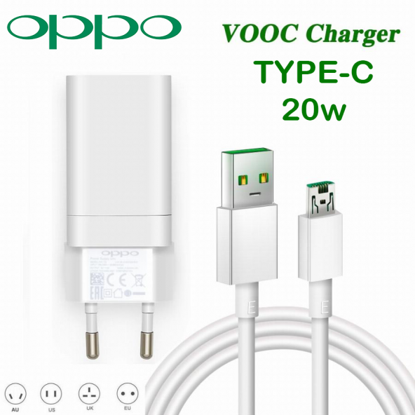 Oppo Vocc 20W Hızlı Şarj Cihazı Type-c
