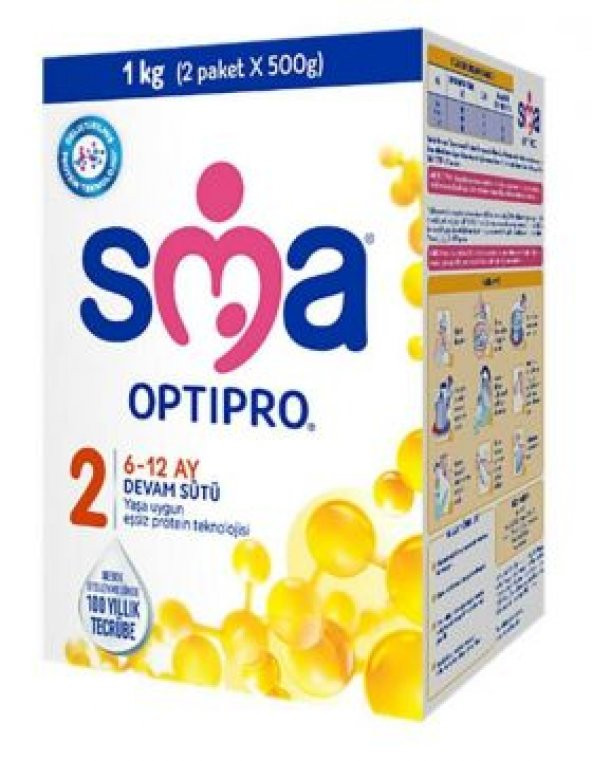 SMA OptiPro 2 Devam Sütü 1000 Gr