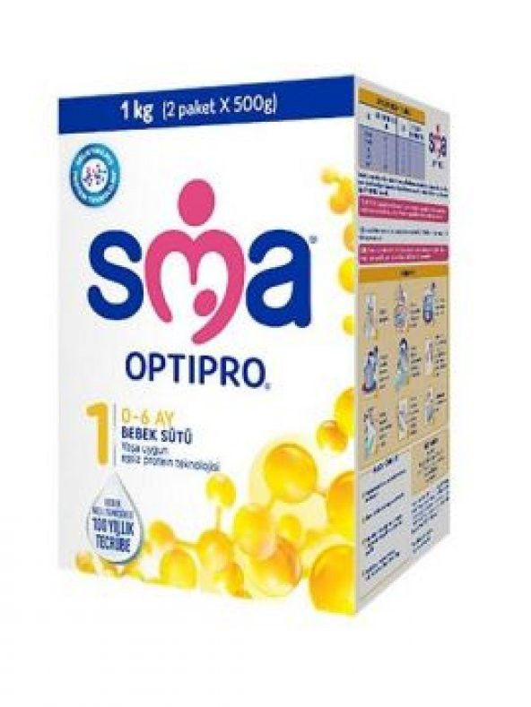 SMA OptiPro 1 Bebek Sütü 1000 Gr