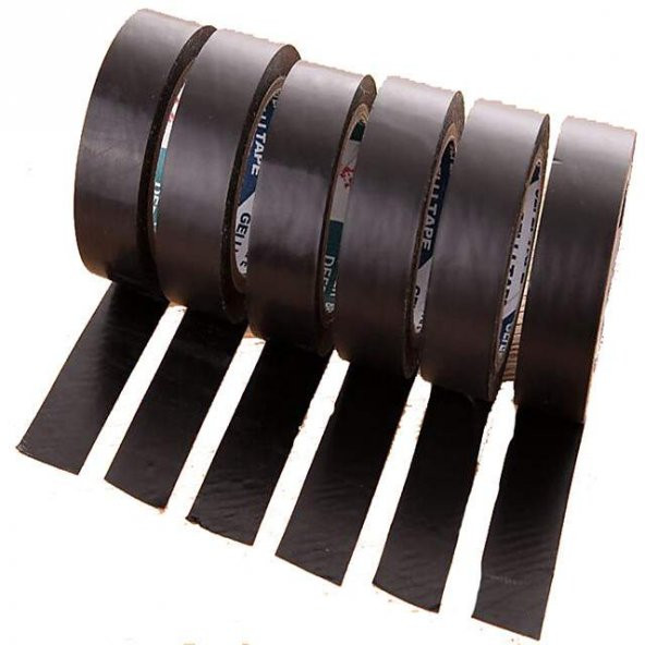 Finish Elektrik Bandı 10 Lu Paket Siyah - 2