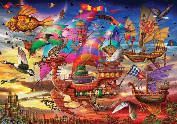 KS PUZZLE 1000 PARCA THE FLIGHT - 2