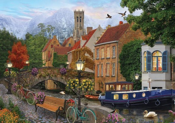 KS PUZZLE 2000 PARCA CANAL LIVING - Resim 2