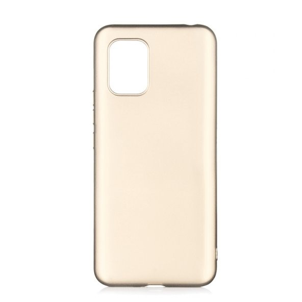 KNY Xiaomi Mi 10 Lite Kılıf Ultra İnce Mat Silikon Gold