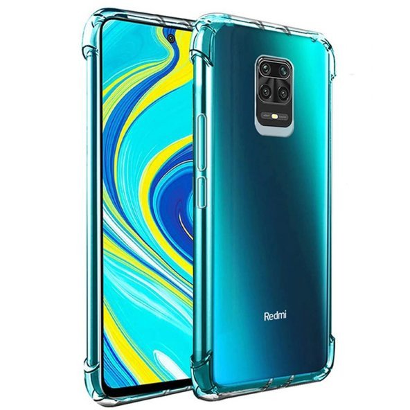 KNY Xiaomi Redmi Note 9S Kılıf Ultra Korumalı Şeffaf Antishock Silikon Şeffaf