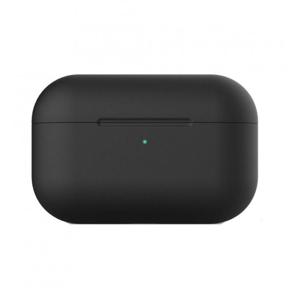 KNY Apple Airpods Pro İçin Standart Silikon Kılıf Siyah Siyah
