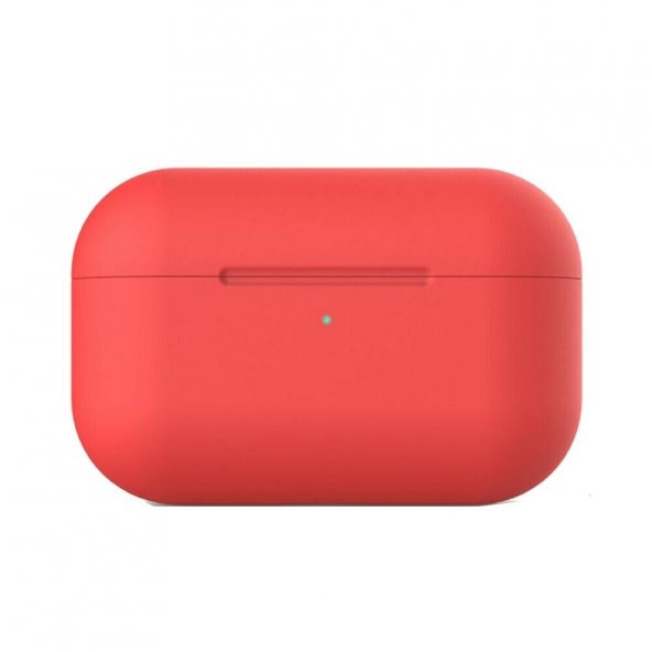 KNY Apple Airpods Pro İçin Standart Silikon Kılıf Kırmızı Kırmızı