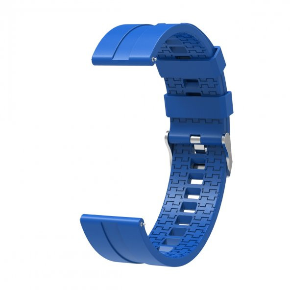 KNY Huawei Watch GT2 Pro 46mm (22mm) İçin Standart Silikon Kayış-Kordon Mavi