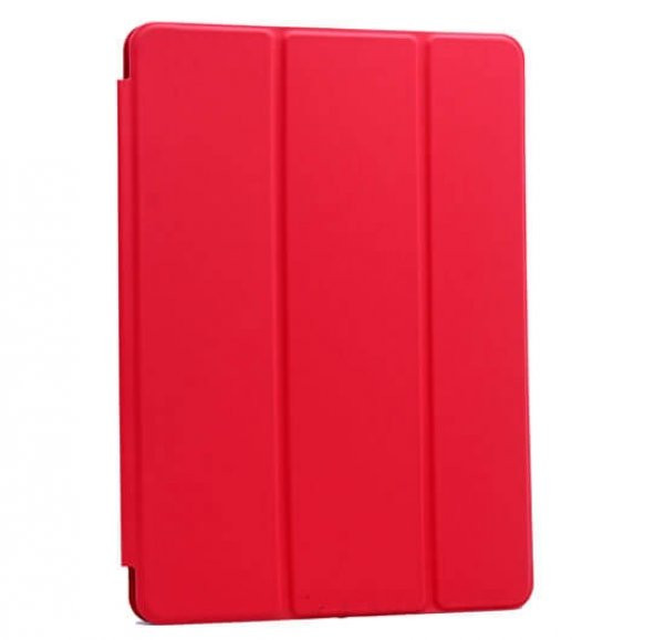 KNY Apple İpad 2-3-4 Kılıf Kapaklı Standlı Uyku Modlu Sert Smart Case Kırmızı Kırmızı