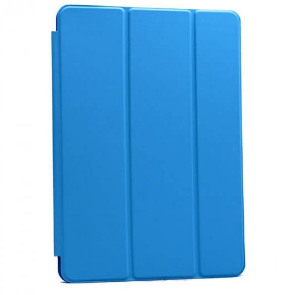 KNY Apple İpad 2-3-4 Kılıf Kapaklı Standlı Uyku Modlu Sert Smart Case Mavi Mavi