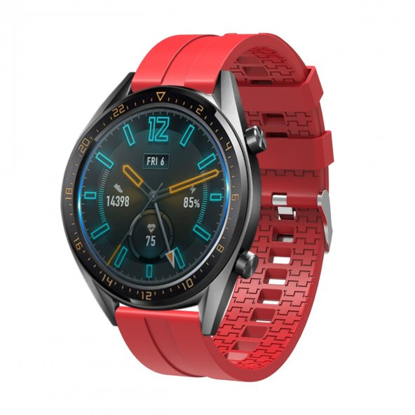 KNY Huawei Watch GT2 Pro 46mm (22mm) İçin Standart Silikon Kayış-Kordon Yeşil - 2