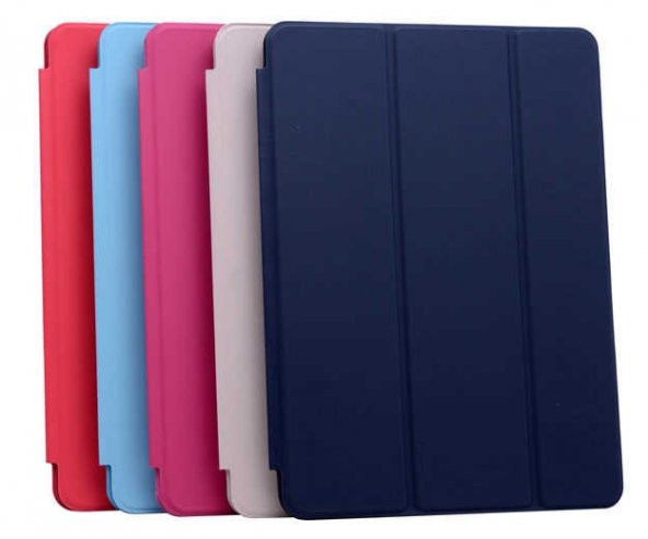 KNY Apple İpad 2-3-4 Kılıf Kapaklı Standlı Uyku Modlu Sert Smart Case Mavi Mavi - 3