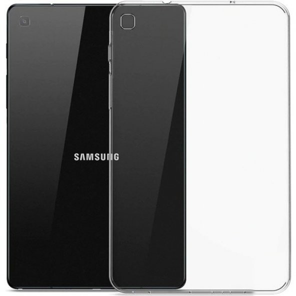 KNY Samsung Galaxy Tab A 10.1 İnç T510 Kılıf Ultra İnce Şeffaf Silikon  Şeffaf