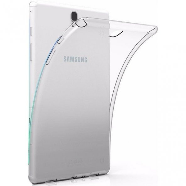 KNY Samsung Galaxy Tab S 10.5 İnç T800 Kılıf Ultra İnce Şeffaf Silikon  Şeffaf