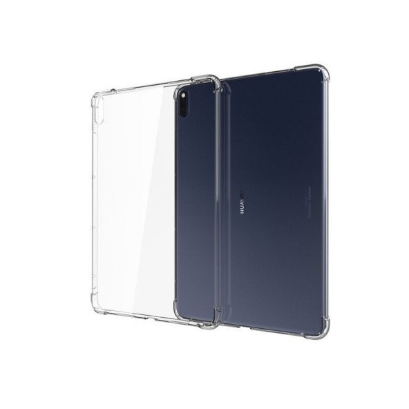 KNY Huawei MatePad Pro 10.8 Kılıf Ultra Korumalı Şeffaf Antishock Silikon Şeffaf