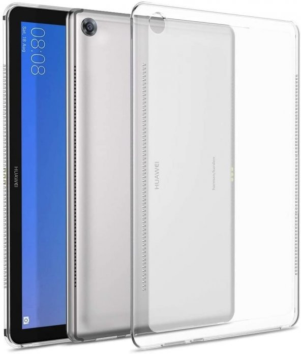 KNY Huawei MatePad T8 Kılıf Ultra İnce Şeffaf Silikon Şeffaf