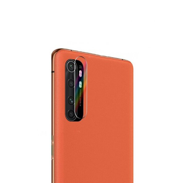 KNY Xiaomi Mi Note 10 Lite İçin Kamera Koruma Nano Cam Koruyucu Şeffaf