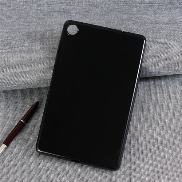 KNY Huawei MatePad T8 Kılıf Ultra İnce Şeffaf Silikon Şeffaf - 4
