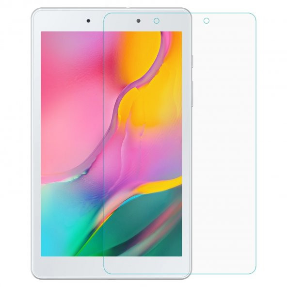 KNY Samsung Galaxy Tab A 9.7 İnç T550 İçin Nano Esnek Cam Ekran Koruyucu Şeffaf  Şeffaf