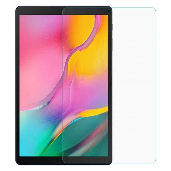 KNY Samsung Galaxy Tab A 10.5 İnç T590 İçin Nano Esnek Cam Ekran Koruyucu Şeffaf  Şeffaf