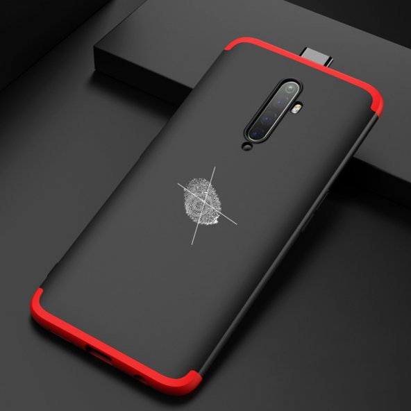KNY OPPO Reno 2Z Kılıf 3 Parça 360 Zore Ays Kapak Mavi - 3