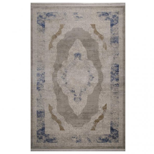 Angora Queen 9478Q MAVİ / GRİ RENK HALI - 2