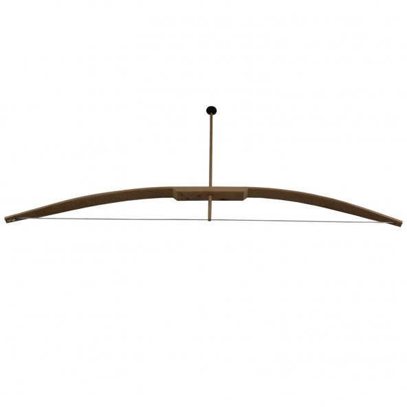 Ahşap Oyuncak Seti 3 Parça, Tozkoparan OK YAY TK + Kayı KALKAN + HEDEF - 3