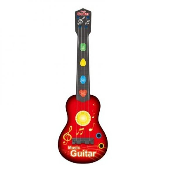 Müzikli Oyuncak Gitar Sesli Işıklı Eğitici Oyuncak