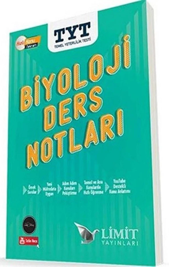Limit Yayınları Tyt Biyoloji Ders Notları 0922