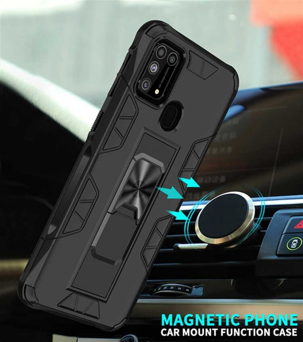 Galaxy M31 Kılıf Zore Volve Kapak - 6