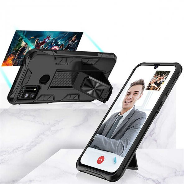 Galaxy M31 Kılıf Zore Volve Kapak - 8