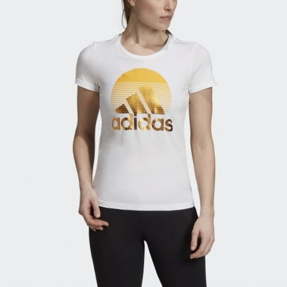 Adidas ED6169 W Mh Foil Tee Kadın T-Shirt