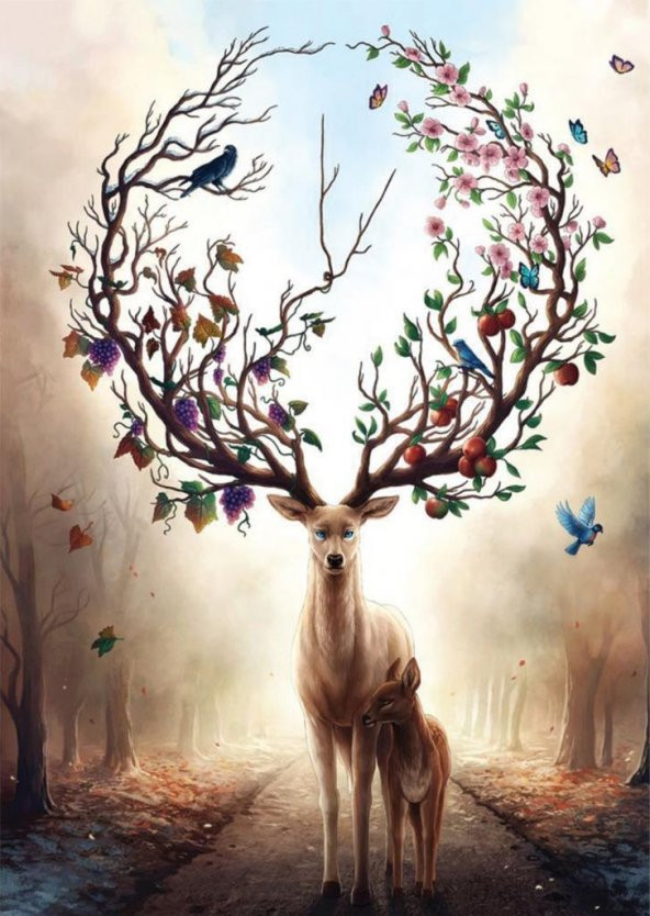 Ritoys Geyik 1000 Parça Puzzle Yapboz