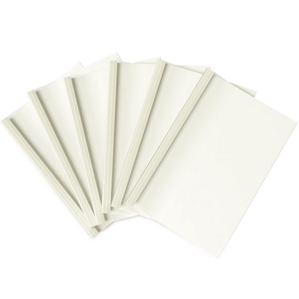 Office Force 12 mm Beyaz Isısal Cilt Kapakları (PVC-Karton) - 3