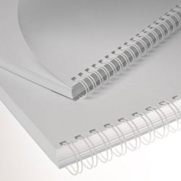 Office Force 3/4 Beyaz 2:1 (inç) A4 23 Loop Kutu Tel Spiral 50li