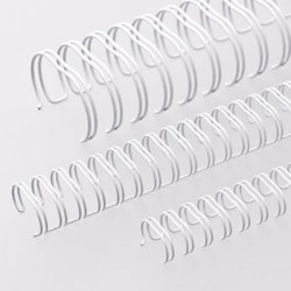 Office Force 3/4 Beyaz 2:1 (inç) A4 23 Loop Kutu Tel Spiral 50li - 3