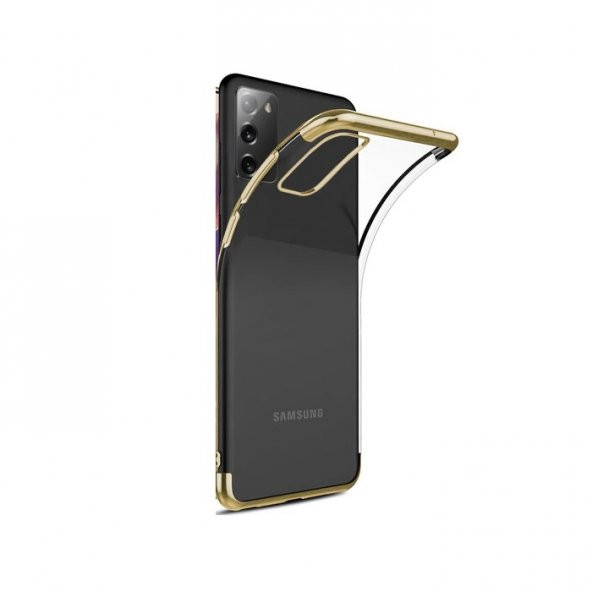Teleplus Samsung Galaxy S20 FE Kılıf Lüks Köşeli Lazer Silikon  + Nano Ekran Koruyucu - 3