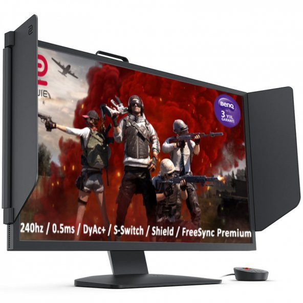 BENQ ZOWIE 24.5 XL2546K 0,5MS 240Hz (3xHDMI+1xDP) FREESYNC DYAC+ ESPOR OYUNCU MONİTÖR - 2