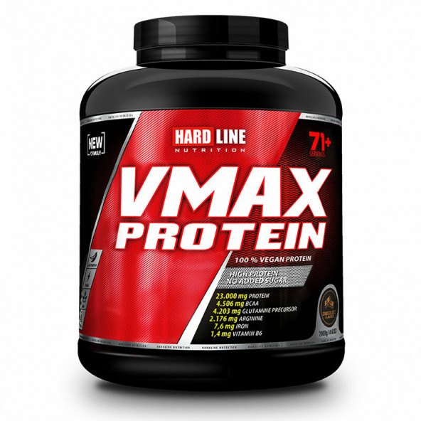 Hardline Vmax Protein 2000 Gr Vegan Vejetaryenler İçin Protein Tozu