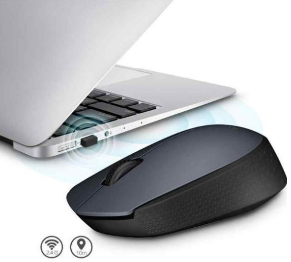 Logitech Mouse M170 Nano Alıcı ile 2.4 GHz Kablosuz Fare 1000 DPI
