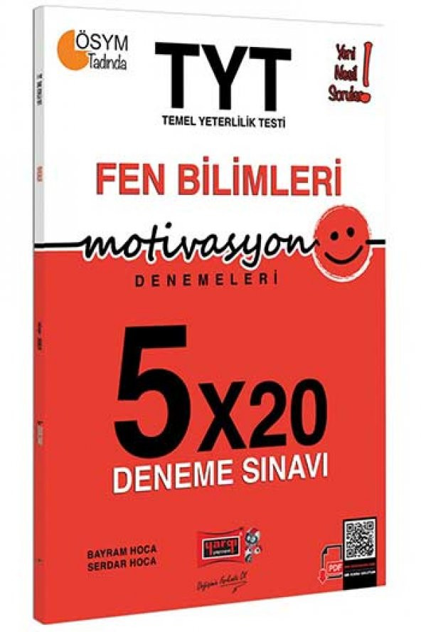 Yargı Yayınları TYT Motivasyon Fen Bilimleri 5×20 Deneme Sınavı
