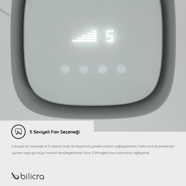 Bilicra Akıllı Hava Temizleyici Pure - 5