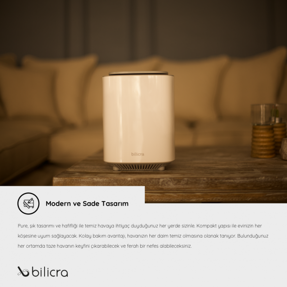 Bilicra Akıllı Hava Temizleyici Pure - 7