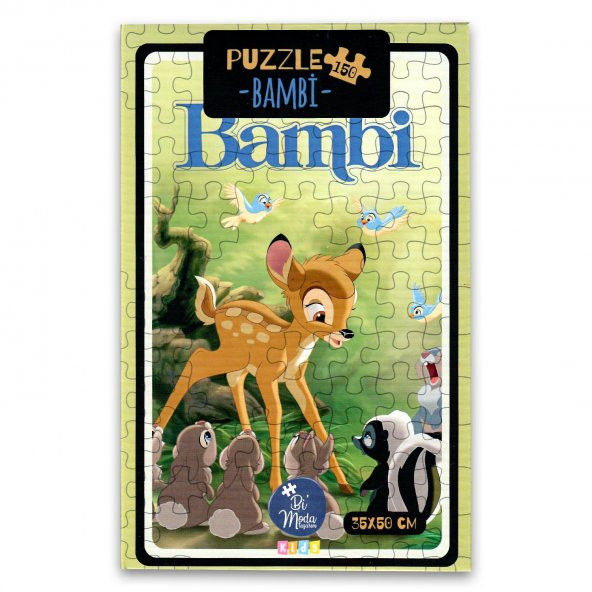 150 Parça Puzzle Seti Eğitici Puzzle Yapboz Oyuncak Bambi